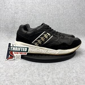 Kappa Trainers Black white Mens Size 11 sneakers runners A908